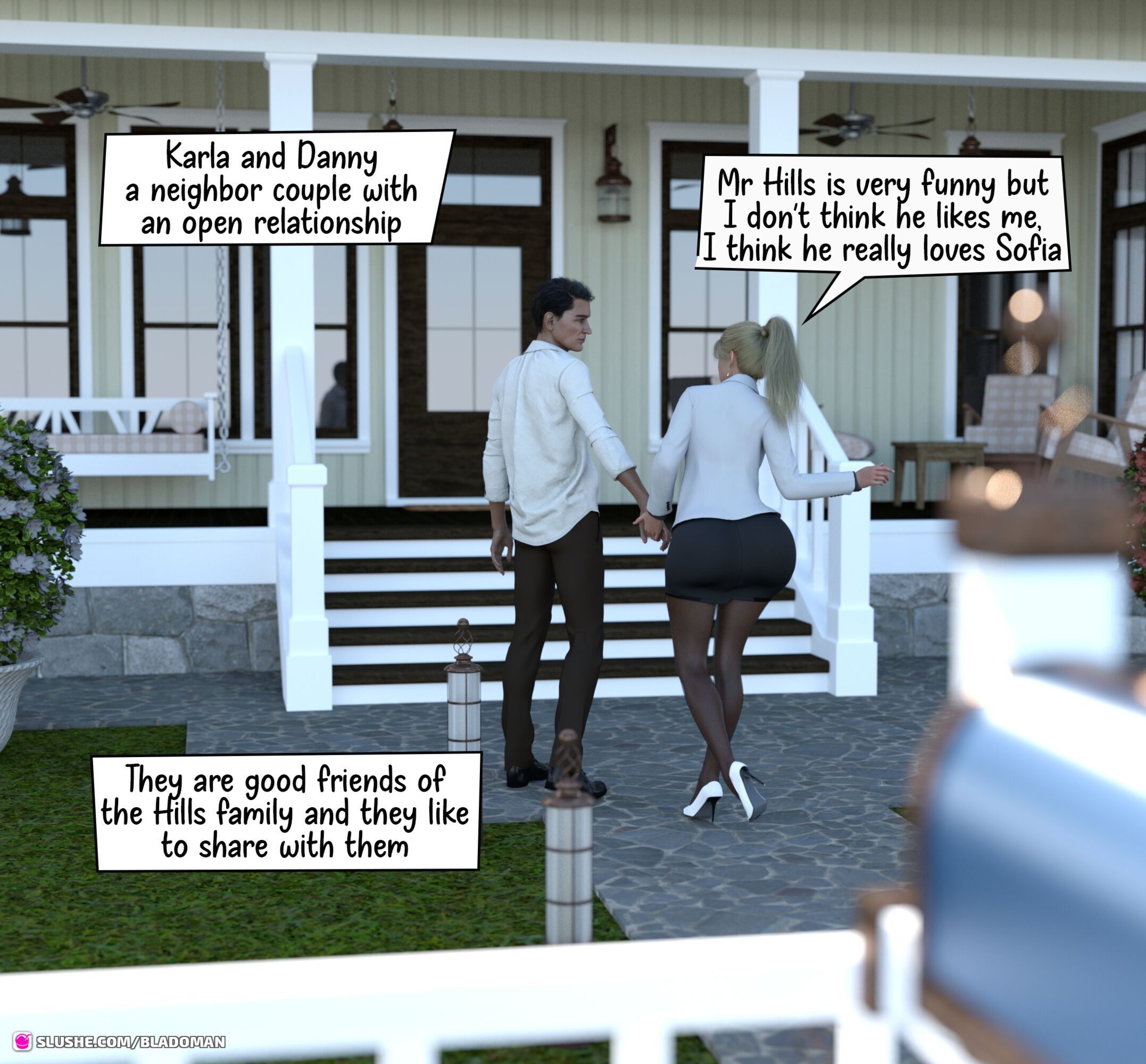 Neighbors [Bladoman], Bladoman Neighbors Part II, page 1 of 7