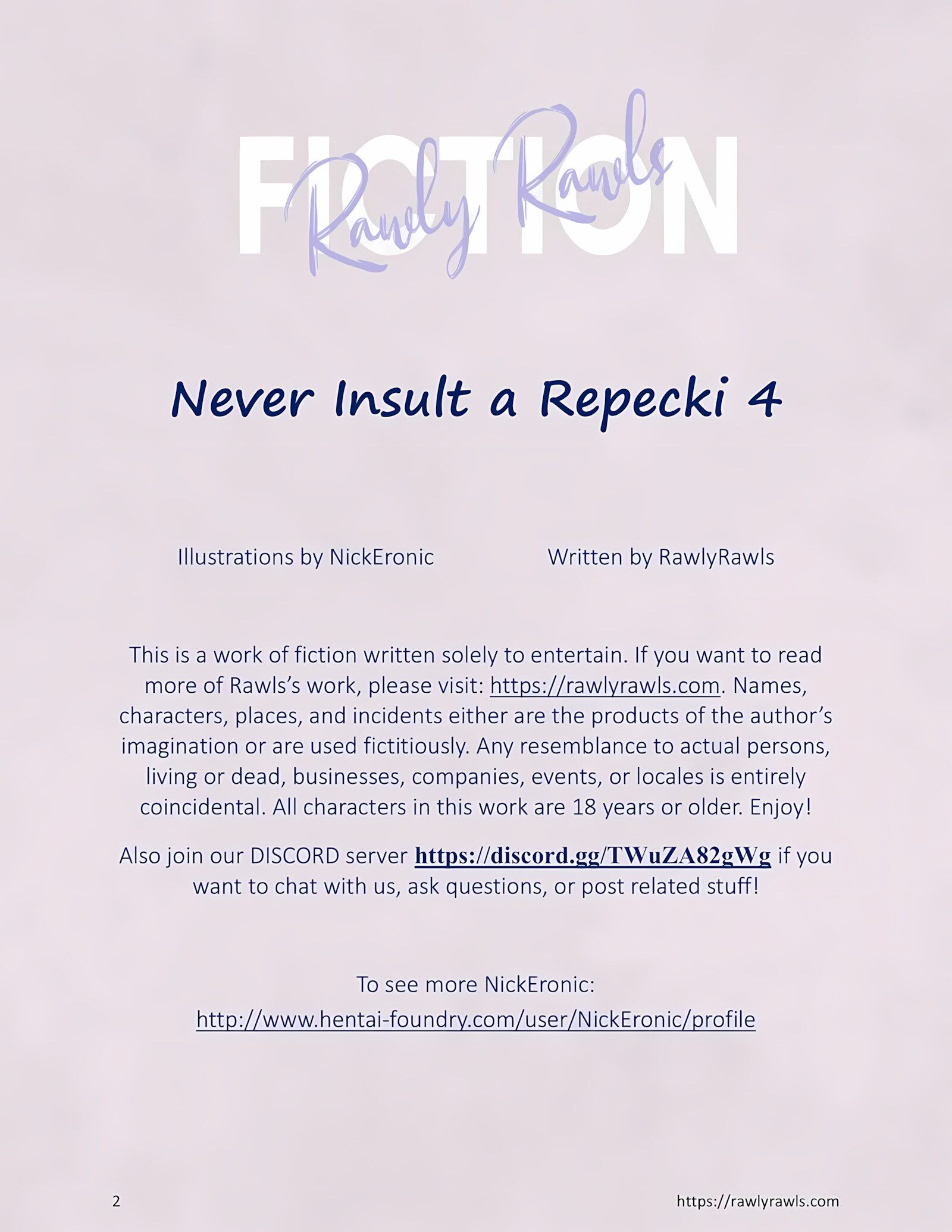 Never Insult a Repecki [NickEronic], Never Insult a Repecki 4, page 2 of 8