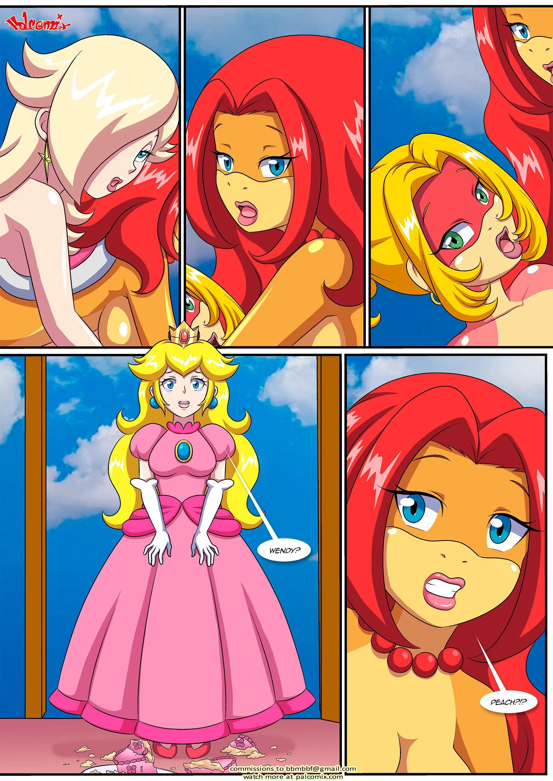 Peach X Wendy [Palcomix], 4 . Peach X Wendy - Chapter 4 (Mario) [Palcomix], page 21 of 22