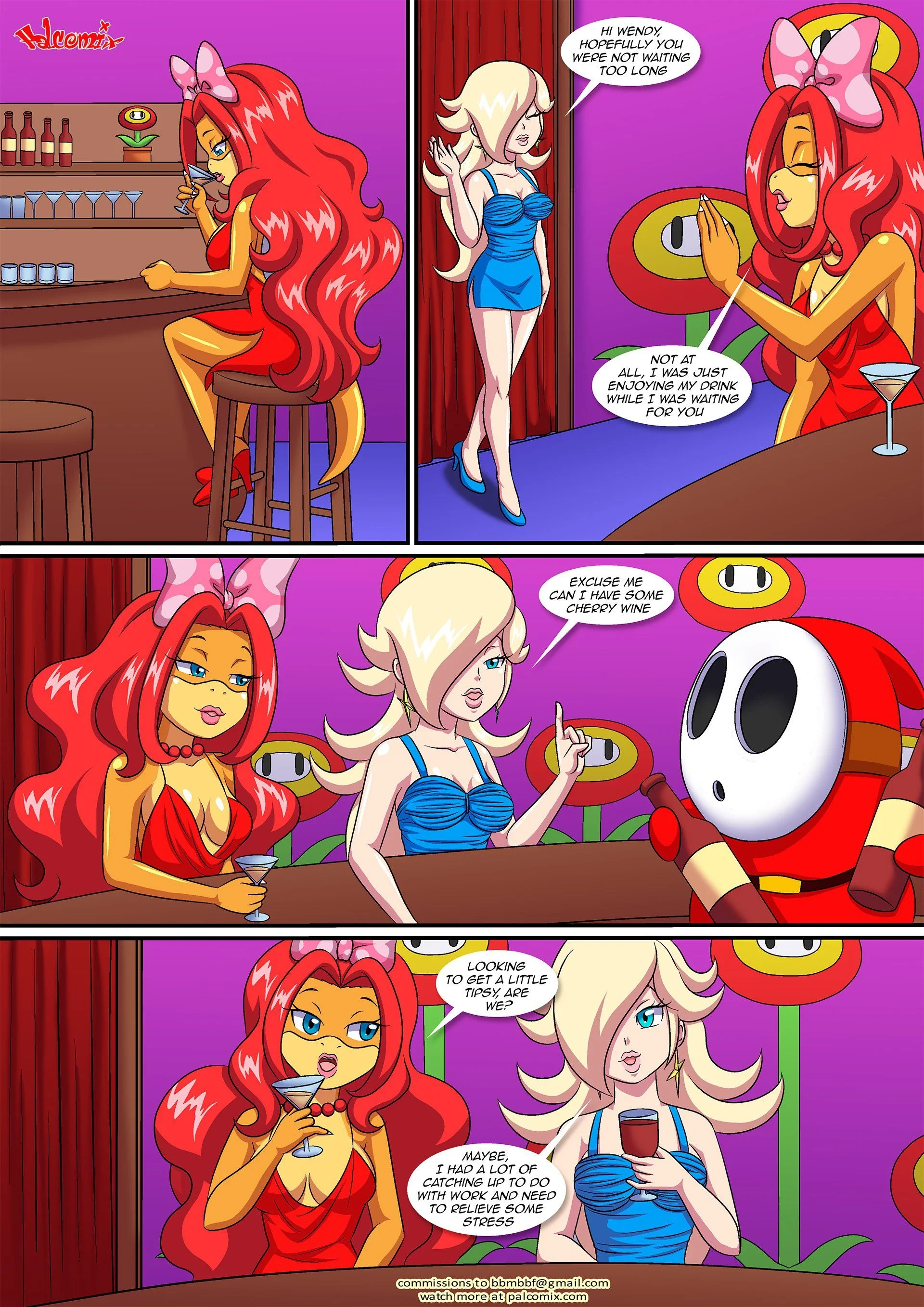 Peach X Wendy [Palcomix], 4 . Peach X Wendy - Chapter 4 (Mario) [Palcomix], page 4 of 22