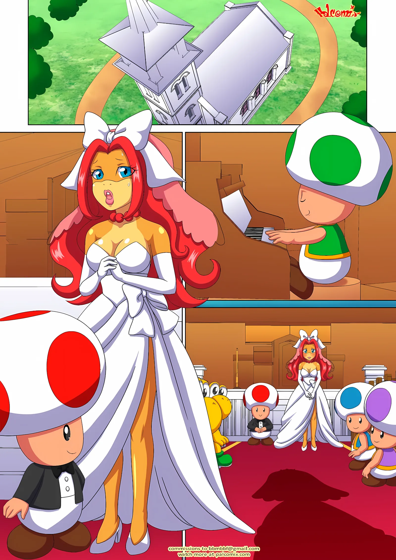 Peach X Wendy [Palcomix], 3 . Peach X Wendy - Chapter 3 (Mario) [Palcomix], page 2 of 16