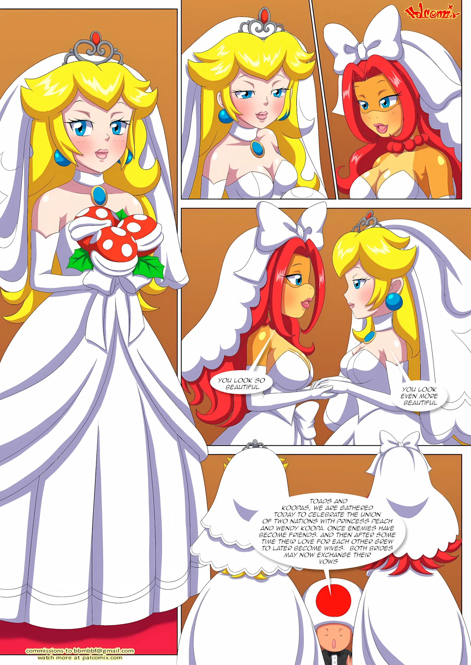 Peach X Wendy [Palcomix], 3 . Peach X Wendy - Chapter 3 (Mario) [Palcomix], page 3 of 16