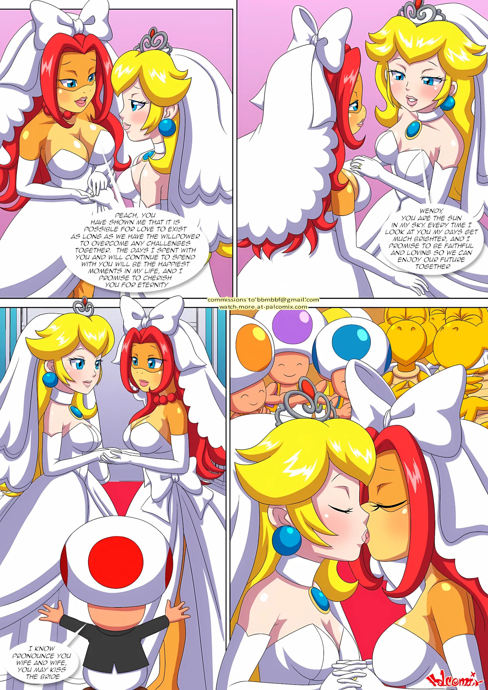 Peach X Wendy [Palcomix], 3 . Peach X Wendy - Chapter 3 (Mario) [Palcomix], page 4 of 16