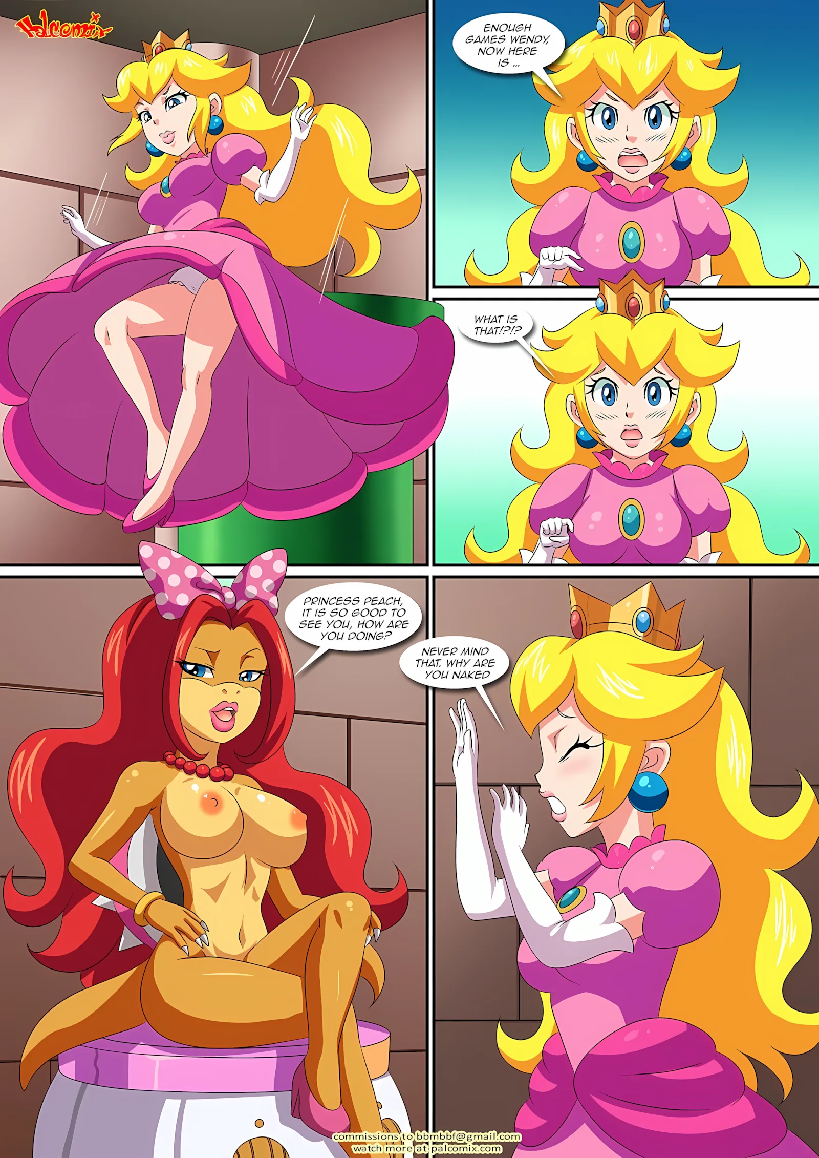 Peach X Wendy [Palcomix], 1 . Peach X Wendy - Chapter 1 [Palcomix], page 4 of 15