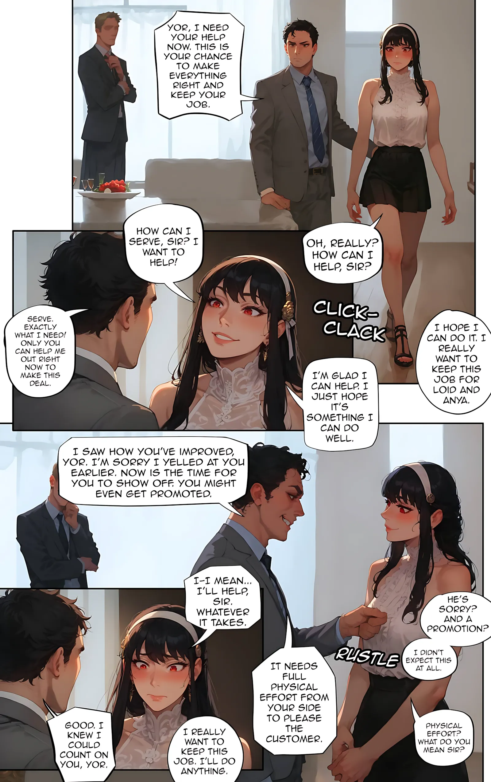 Playful Sloth- AI Comics, 1. The Private Assistant - Yor needs to get this Job done, page 4 of 23