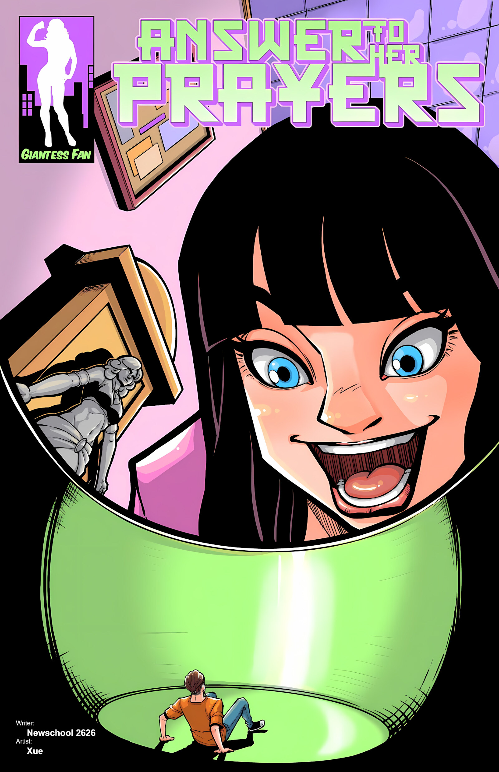 Answer to Her Prayers [GiantessFan], Answer to Her Prayers, page 1 of 22