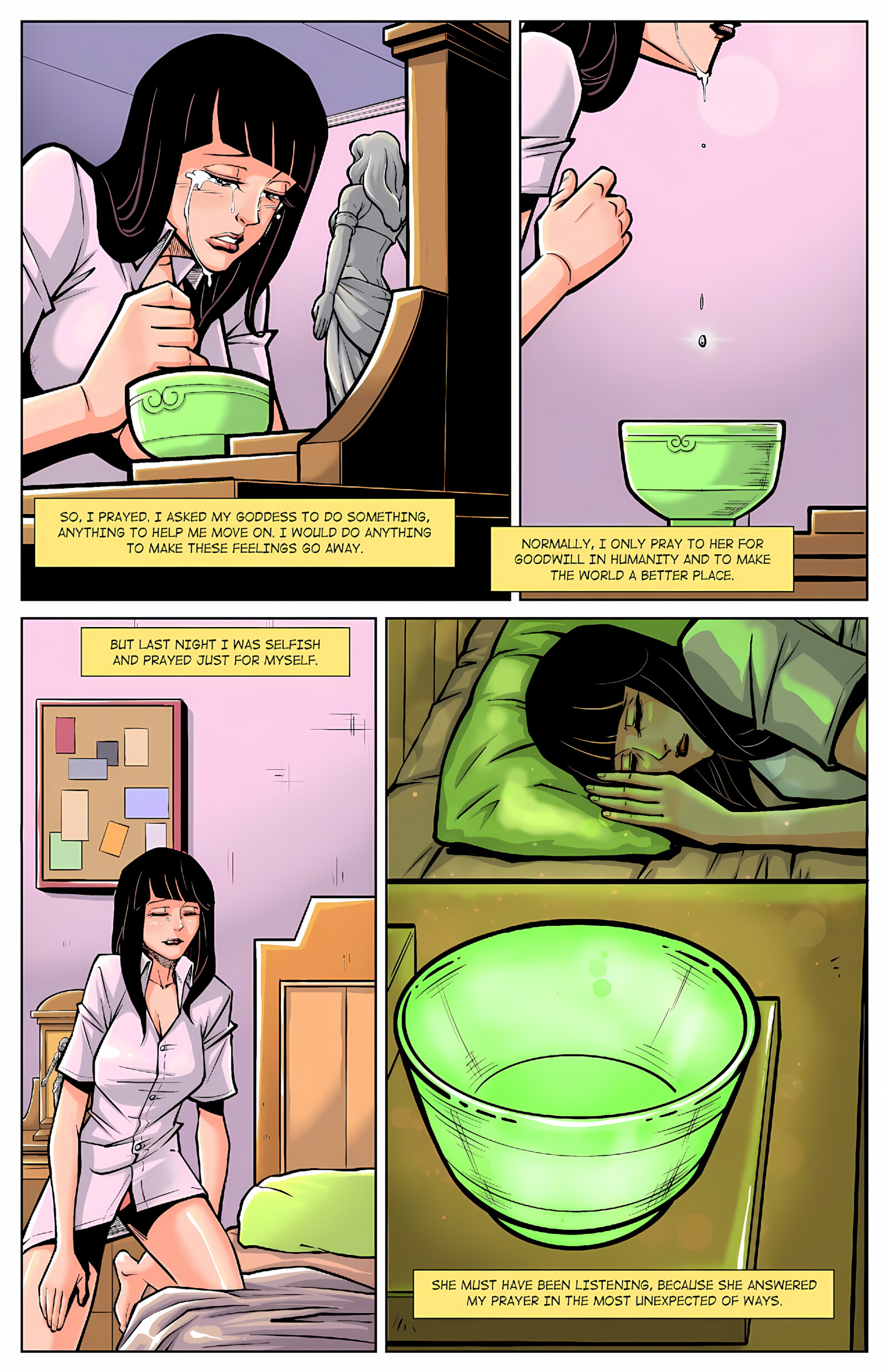 Answer to Her Prayers [GiantessFan], Answer to Her Prayers, page 5 of 22