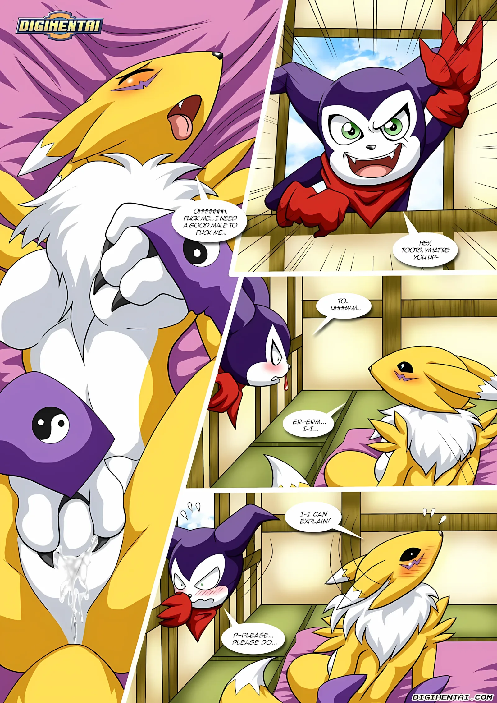 Renamon´s First Time (Digimon) [PalComix], 1 . Renamon´s First Time - (Digimon) [PalComix], page 3 of 20