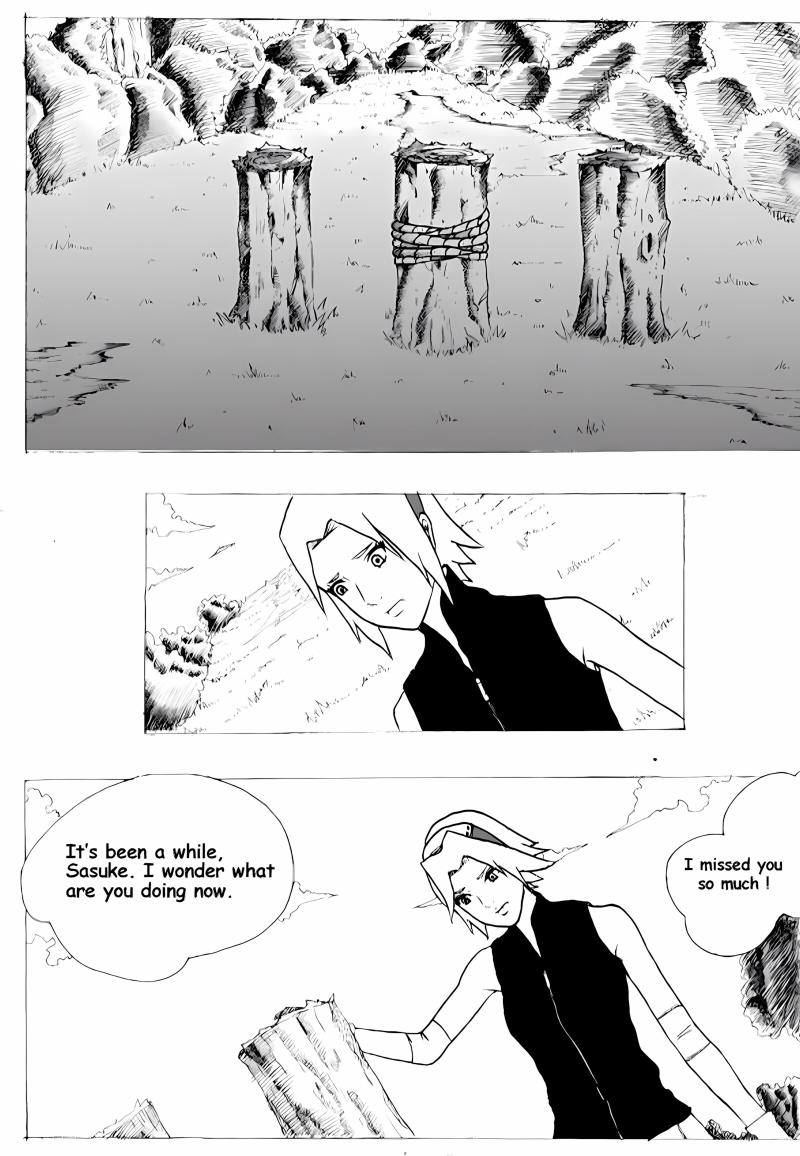 Sakura – Naruto Doujin Projeck [Bodou], Sakura - Naruto Doujin Projeck, page 2 of 15
