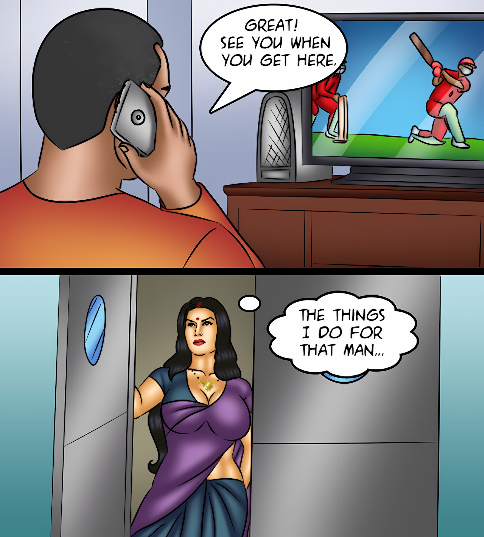 Savita Bhabhi 121-130 [Kirtu], Savita Bhabhi 130 - Savita is on Fire, page 29 of 142