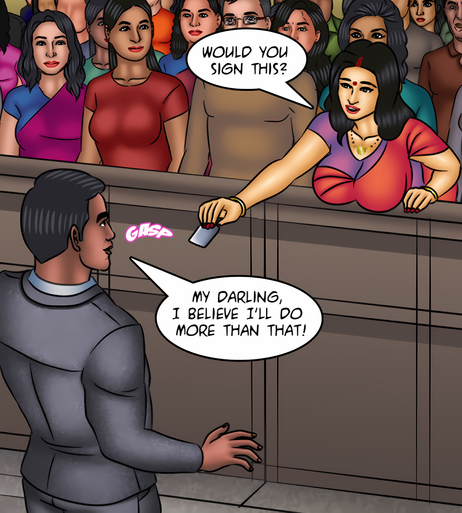 Savita Bhabhi 121-130 [Kirtu], Savita Bhabhi 129 - Going Bollywood, page 35 of 142