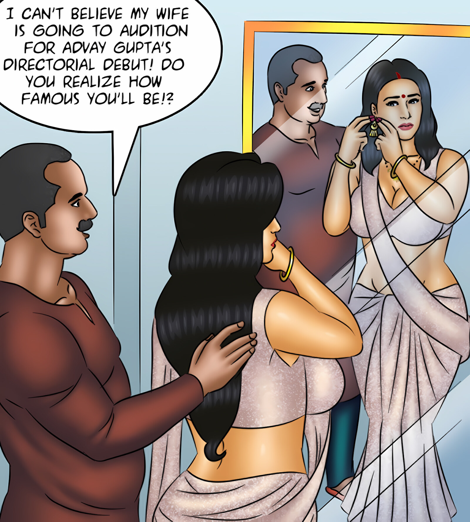 Savita Bhabhi 121-130 [Kirtu], Savita Bhabhi 129 - Going Bollywood, page 37 of 142