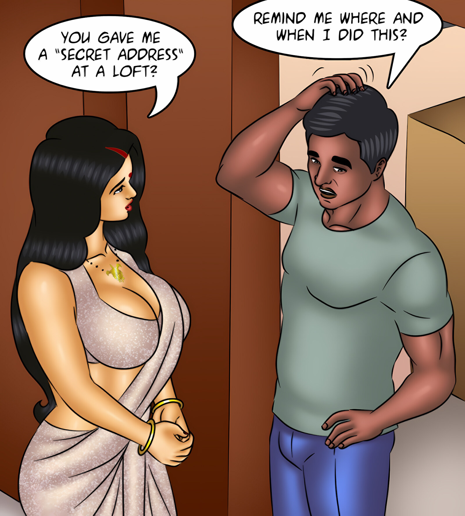 Savita Bhabhi 121-130 [Kirtu], Savita Bhabhi 129 - Going Bollywood, page 49 of 142