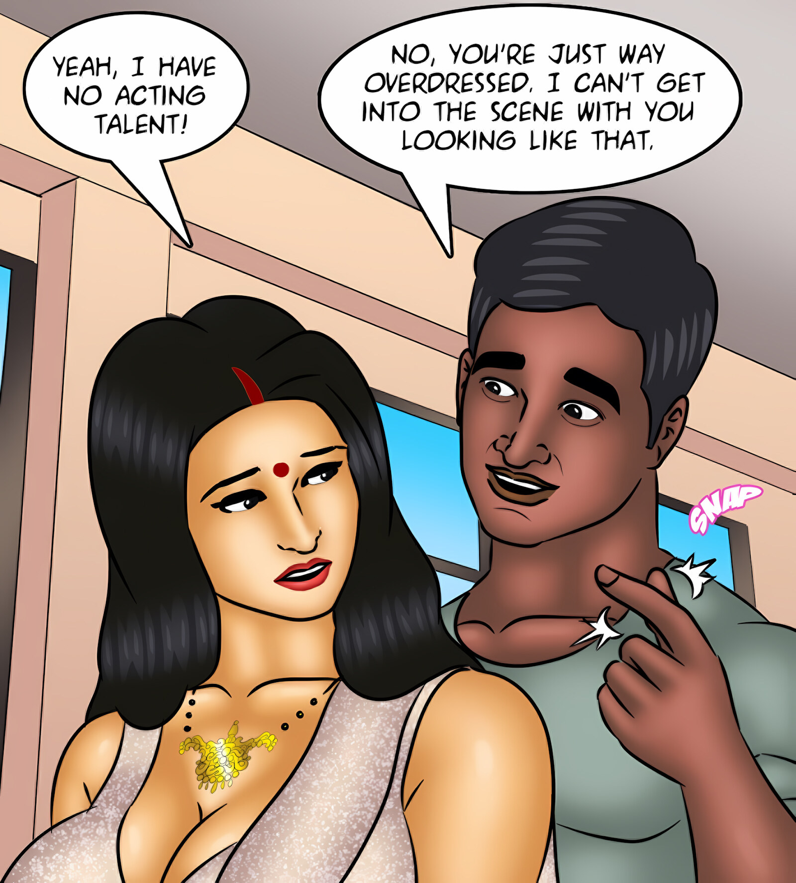 Savita Bhabhi 121-130 [Kirtu], Savita Bhabhi 129 - Going Bollywood, page 61 of 142