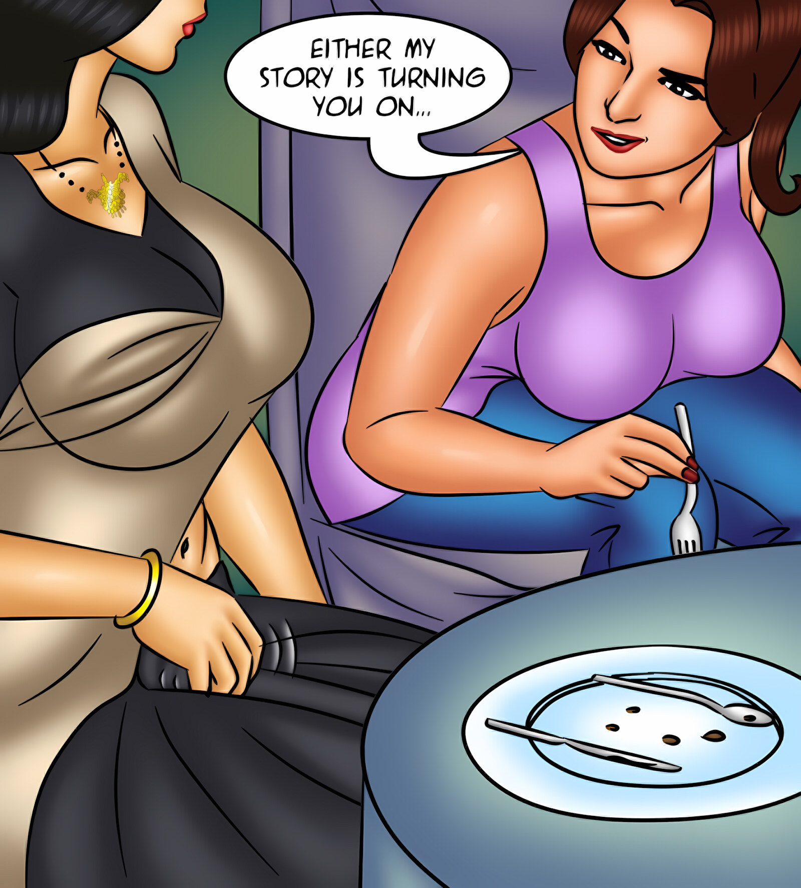 Savita Bhabhi 121-130 [Kirtu], Savita Bhabhi 128 - Waxing Erotic, page 24 of 143
