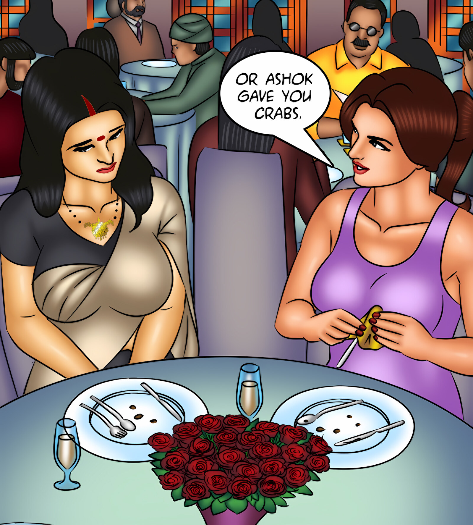 Savita Bhabhi 121-130 [Kirtu], Savita Bhabhi 128 - Waxing Erotic, page 25 of 143