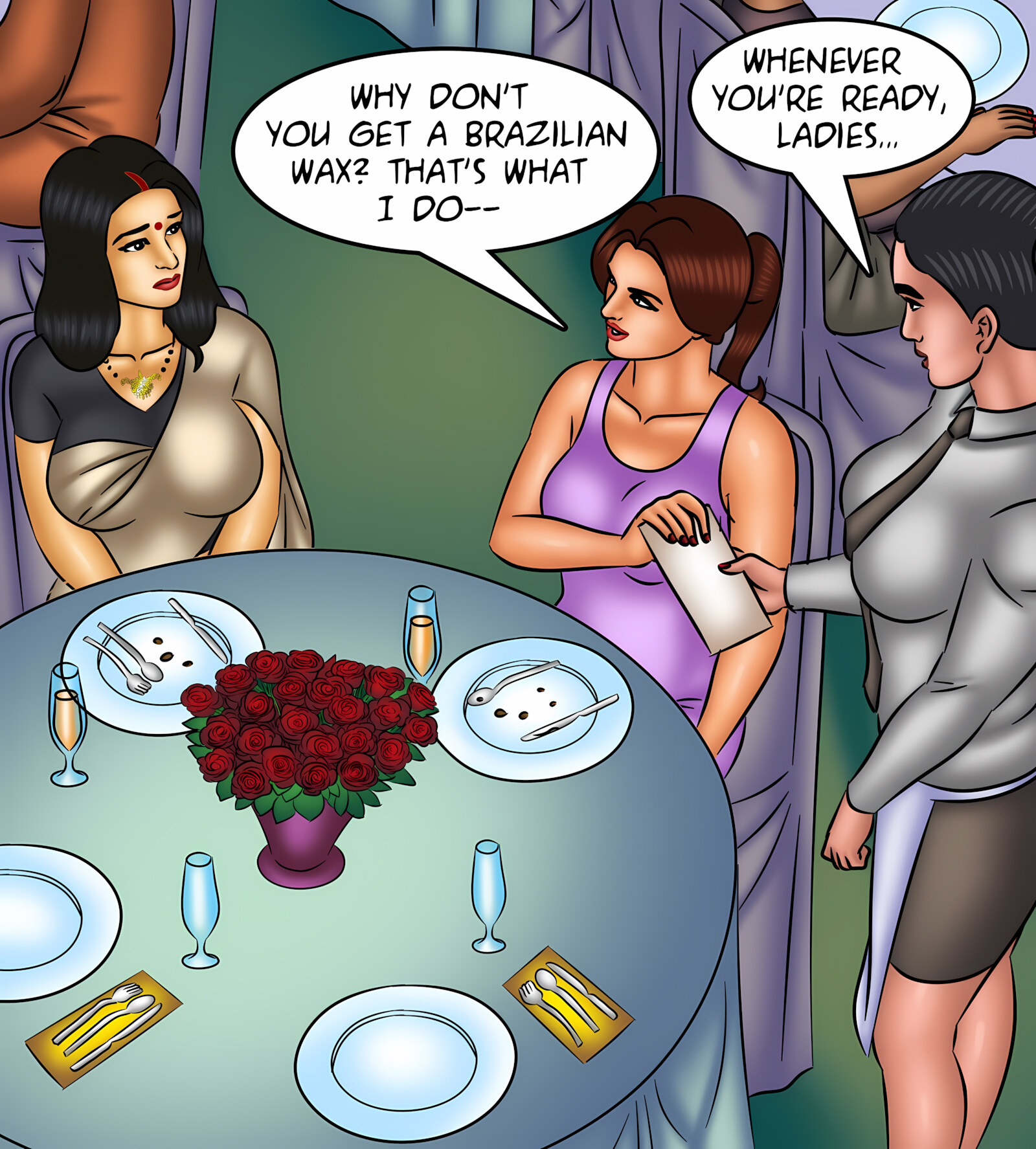 Savita Bhabhi 121-130 [Kirtu], Savita Bhabhi 128 - Waxing Erotic, page 29 of 143