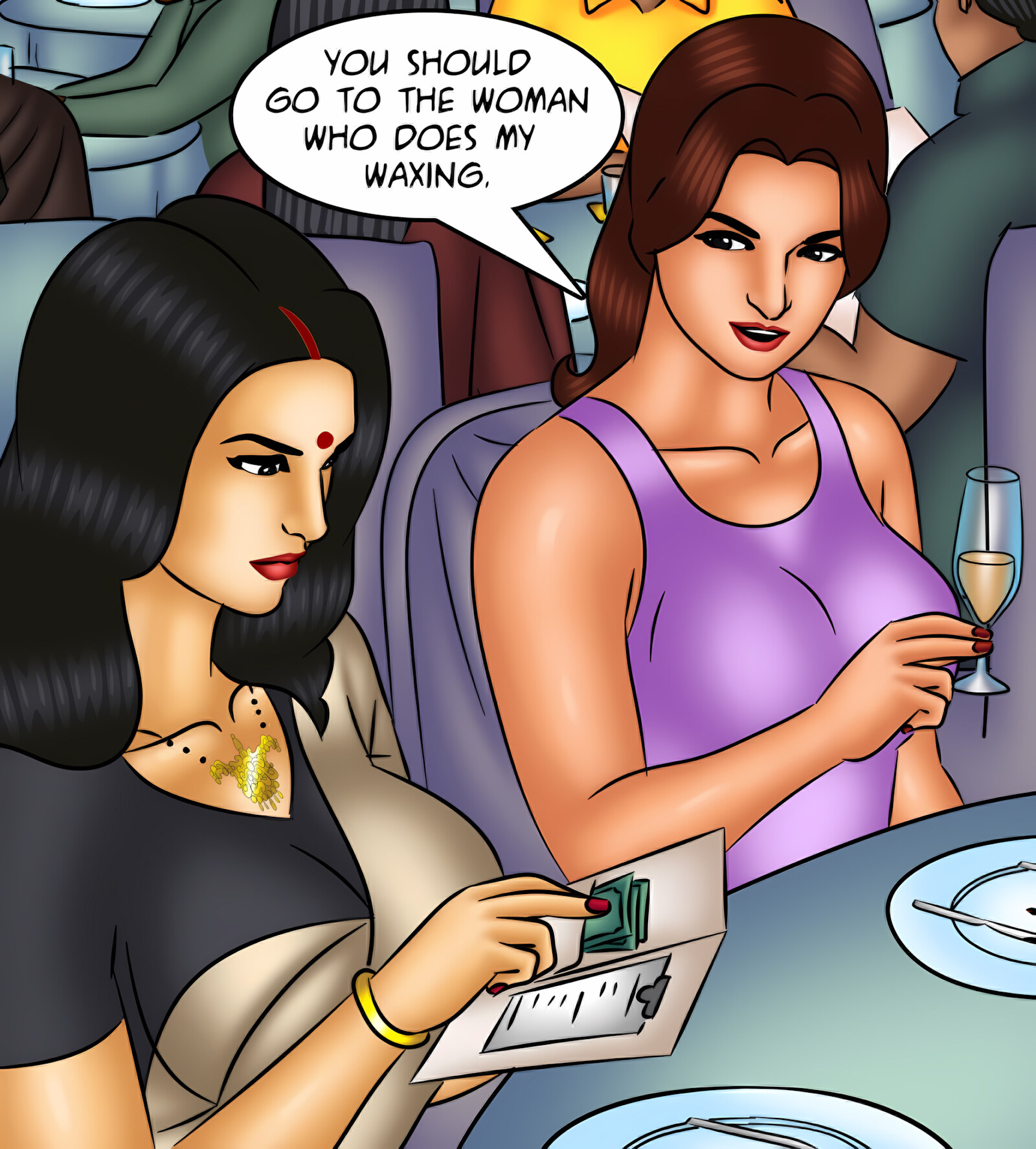 Savita Bhabhi 121-130 [Kirtu], Savita Bhabhi 128 - Waxing Erotic, page 31 of 143