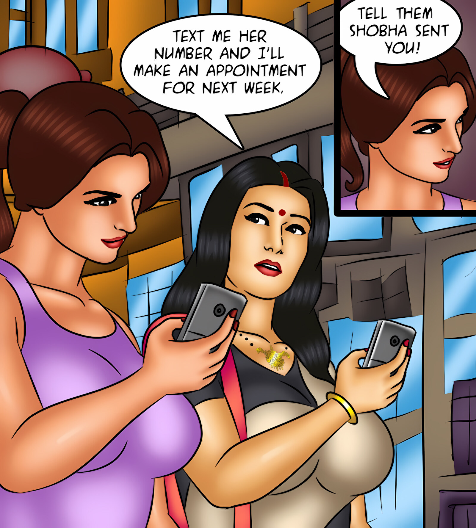 Savita Bhabhi 121-130 [Kirtu], Savita Bhabhi 128 - Waxing Erotic, page 36 of 143