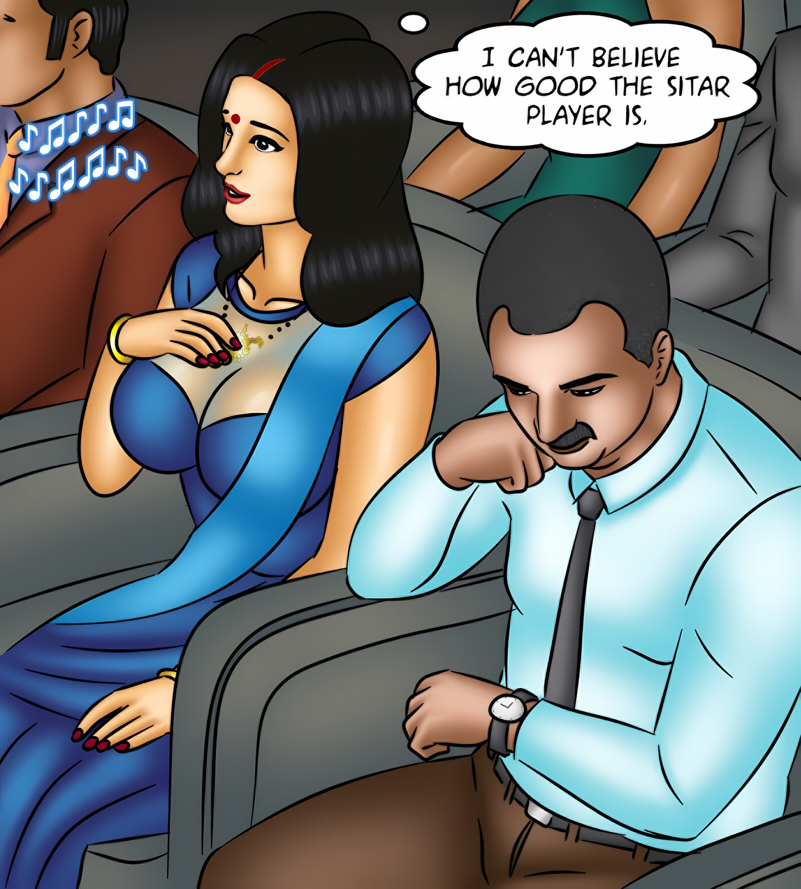 Savita Bhabhi 121-130 [Kirtu], Savita Bhabhi 127 - Music Lessons, page 3 of 142