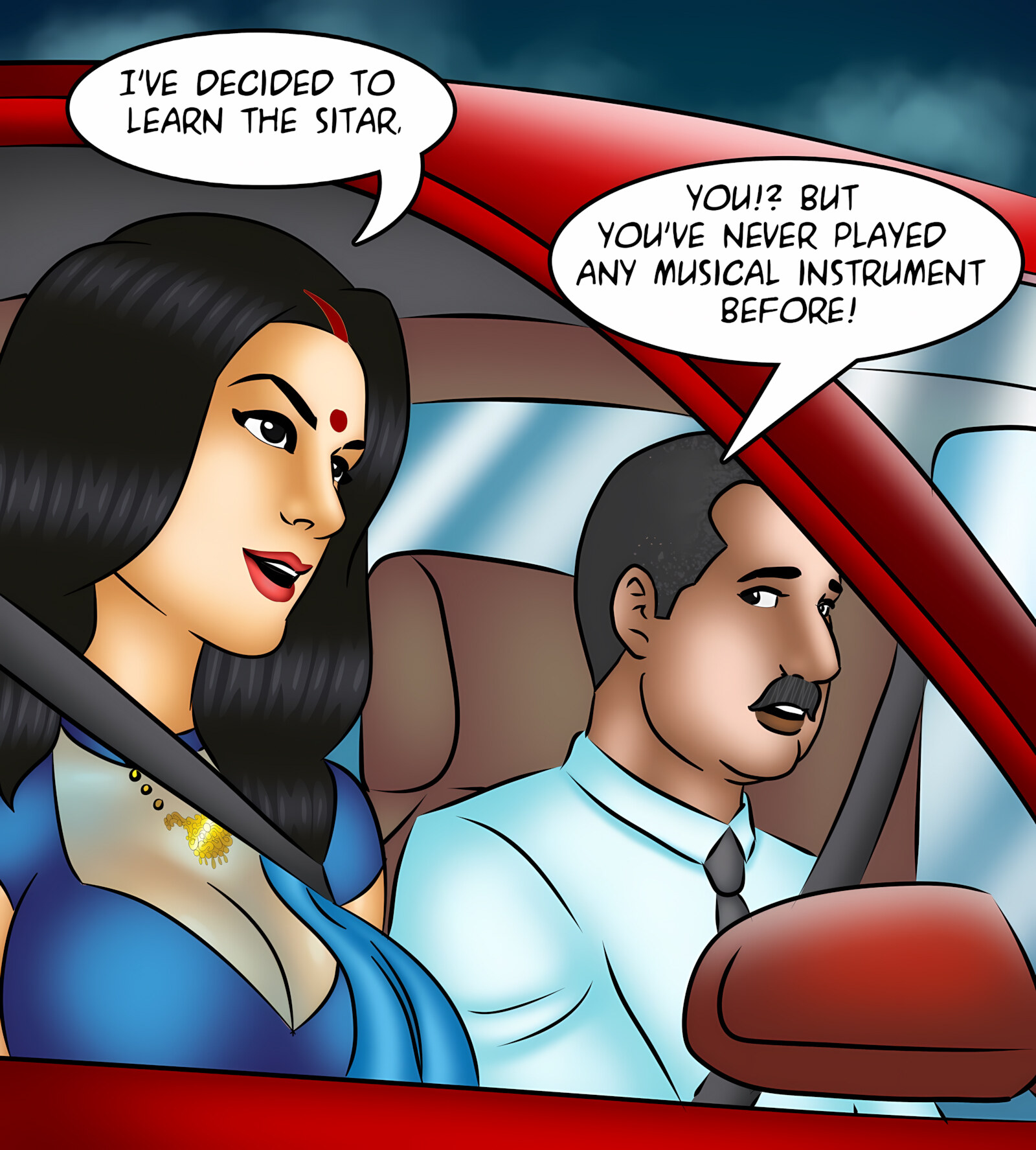 Savita Bhabhi 121-130 [Kirtu], Savita Bhabhi 127 - Music Lessons, page 36 of 142