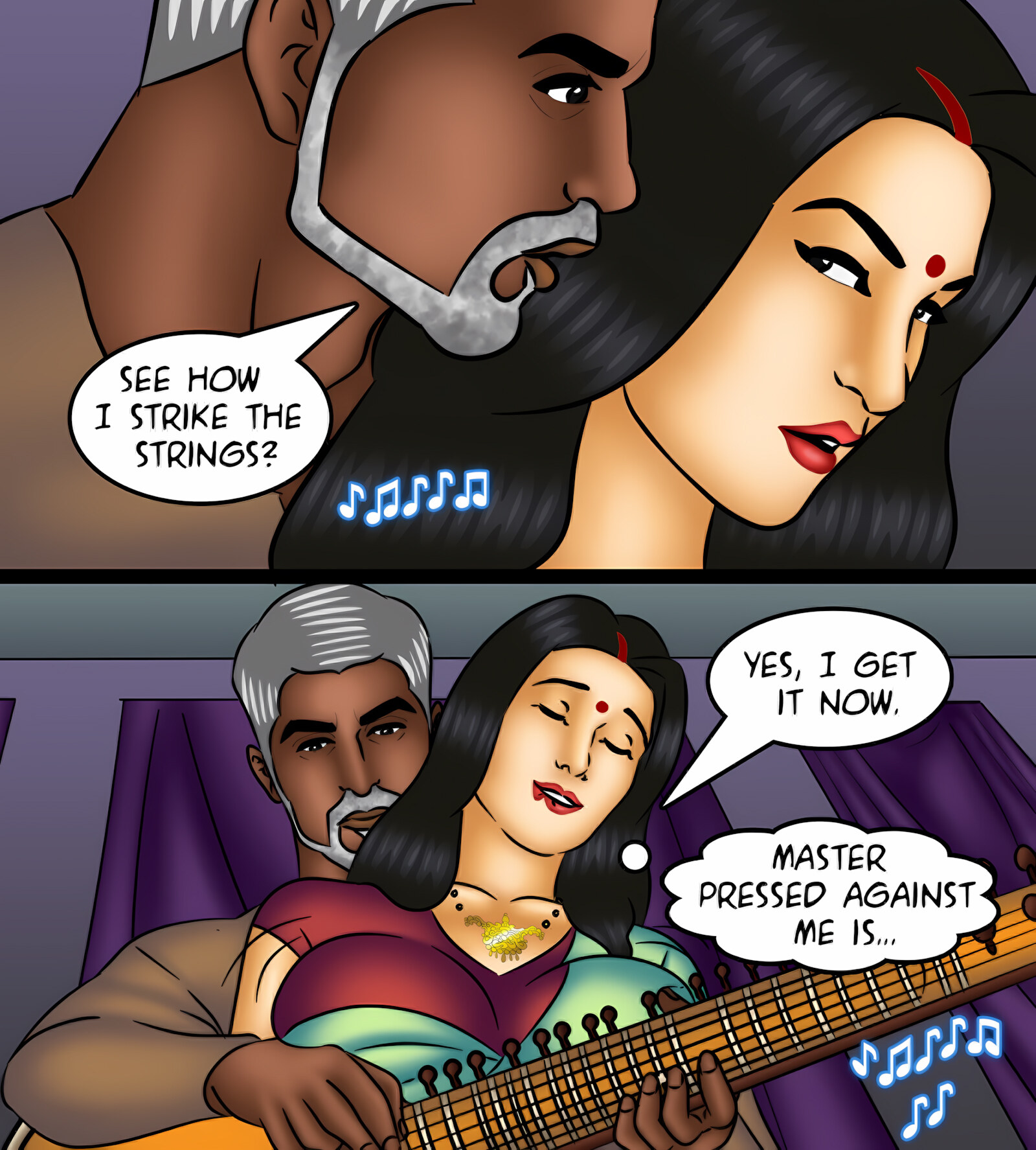 Savita Bhabhi 121-130 [Kirtu], Savita Bhabhi 127 - Music Lessons, page 62 of 142