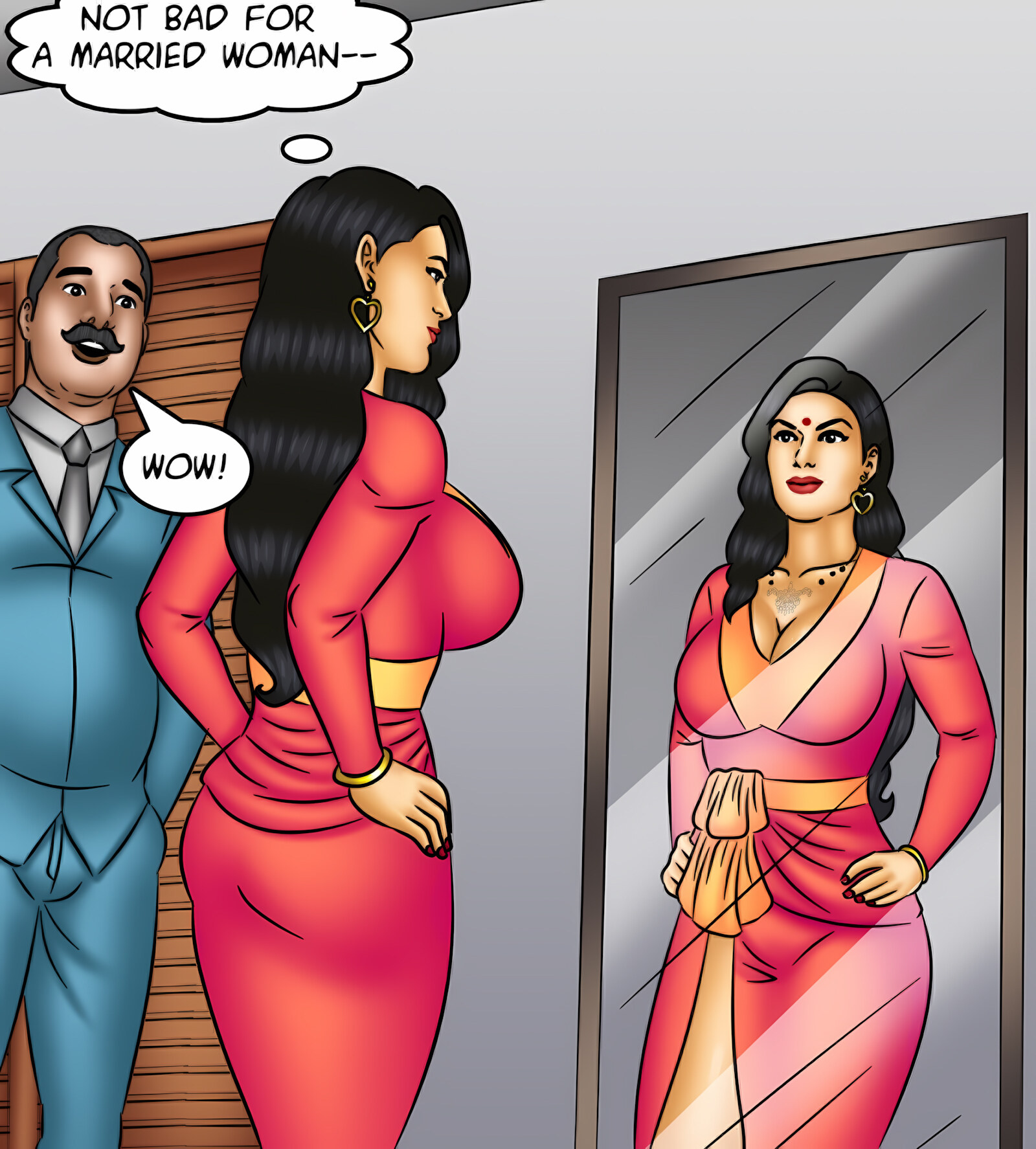 Savita Bhabhi 121-130 [Kirtu], Savita Bhabhi 126 - The Disappearing Act, page 12 of 143