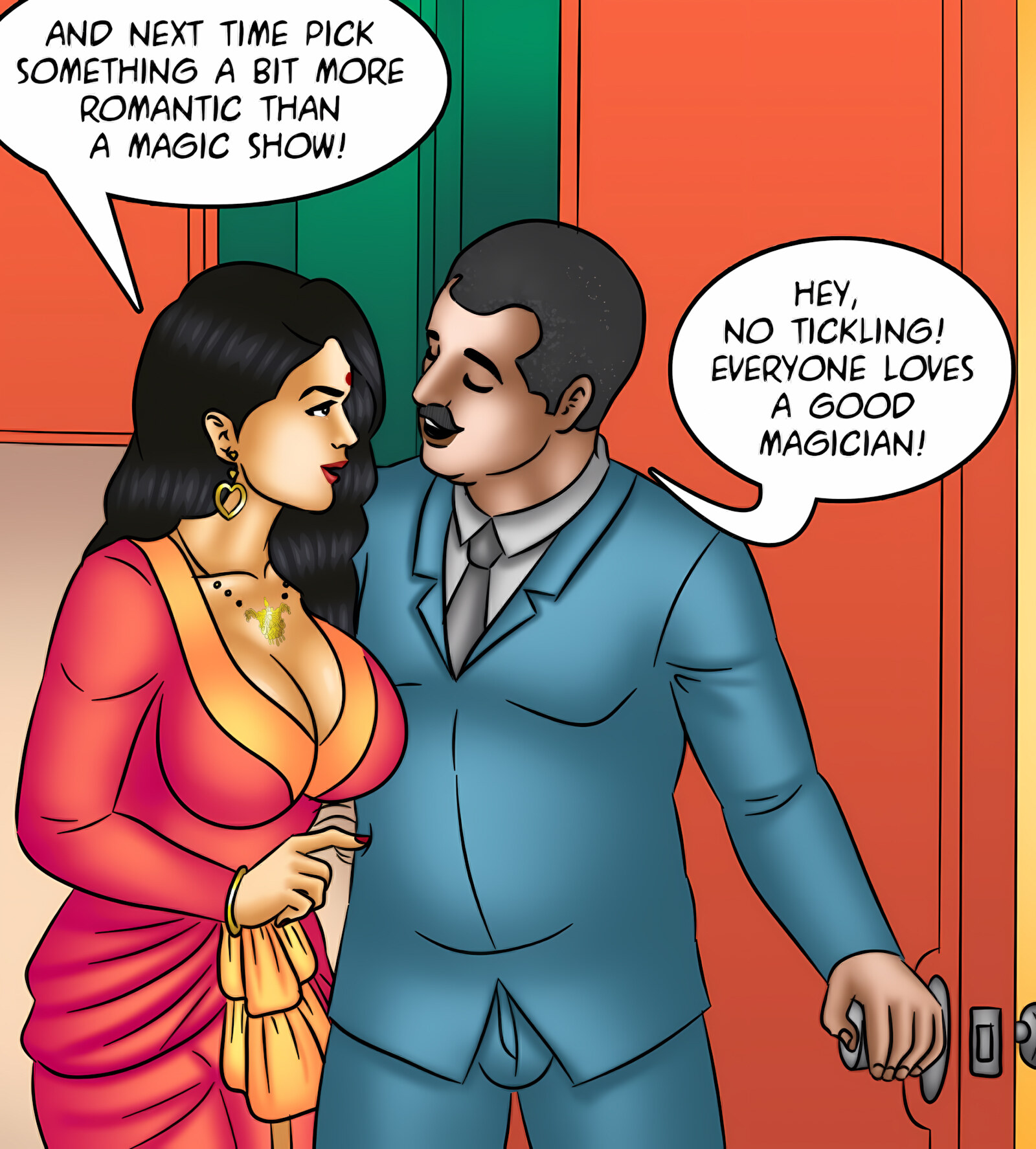 Savita Bhabhi 121-130 [Kirtu], Savita Bhabhi 126 - The Disappearing Act, page 14 of 143