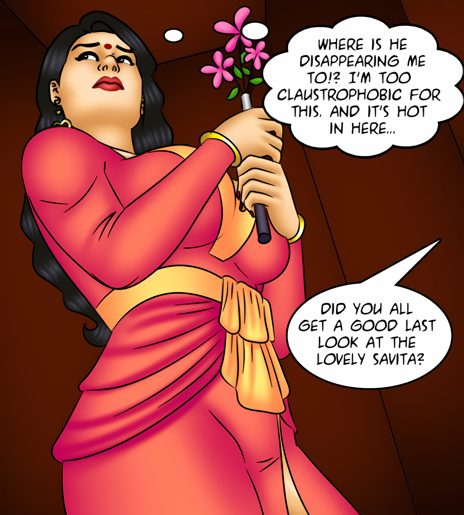 Savita Bhabhi 121-130 [Kirtu], Savita Bhabhi 126 - The Disappearing Act, page 34 of 143
