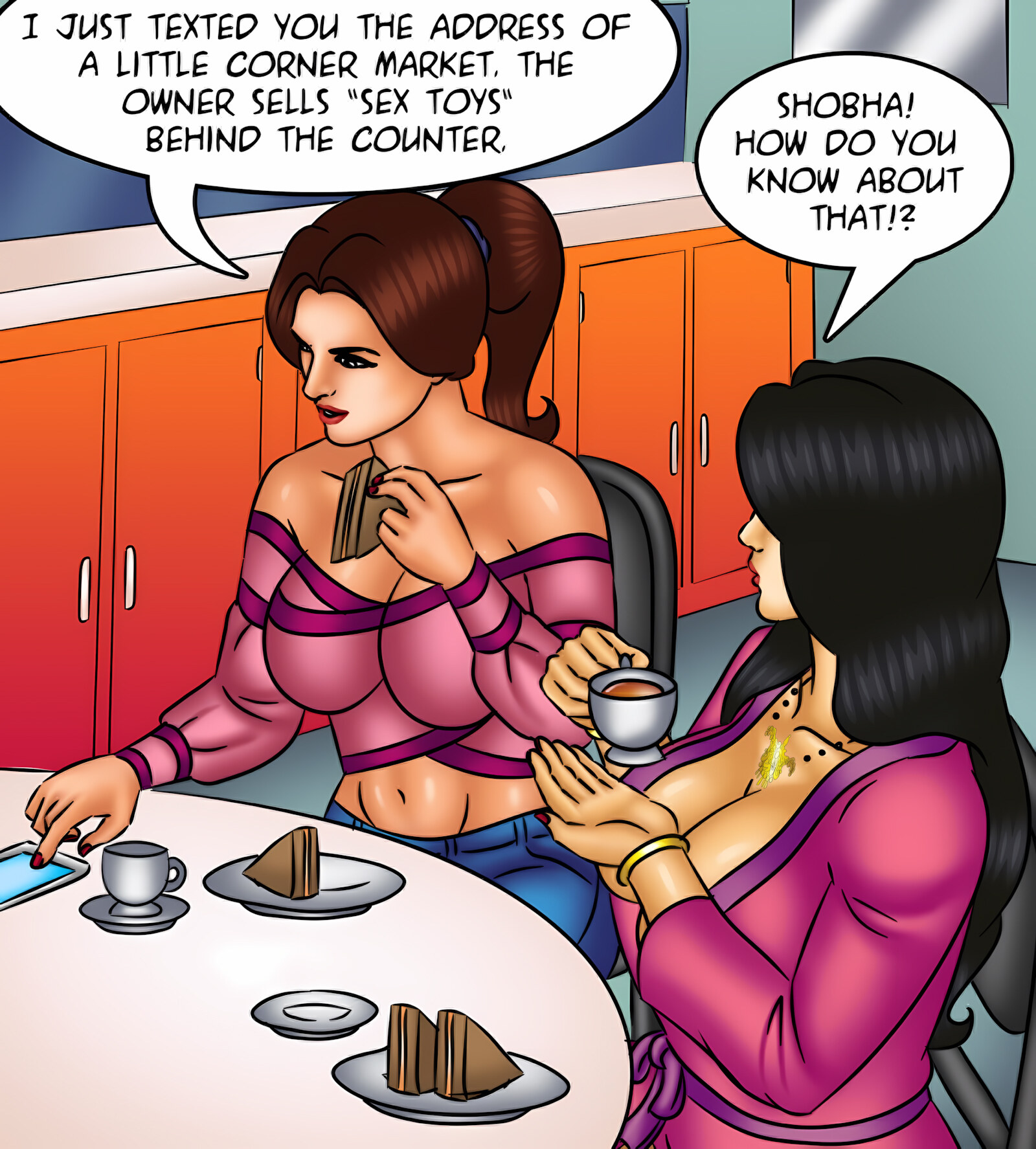 Savita Bhabhi 121-130 [Kirtu], Savita Bhabhi 124 - Orgasm-shopping, page 33 of 142