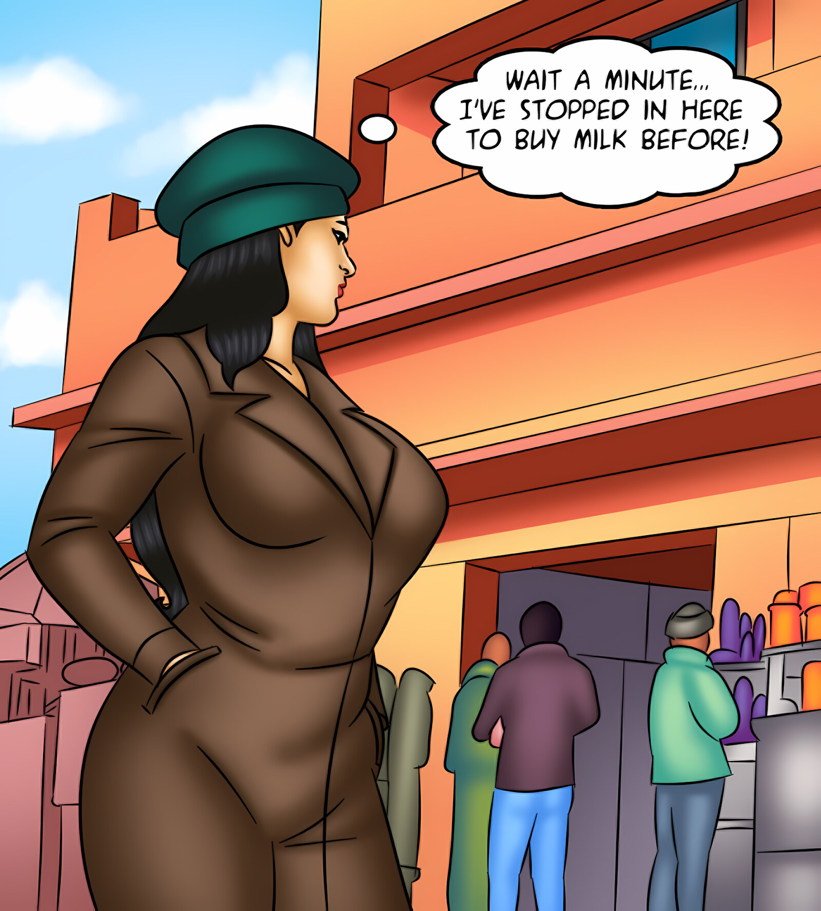 Savita Bhabhi 121-130 [Kirtu], Savita Bhabhi 124 - Orgasm-shopping, page 37 of 142