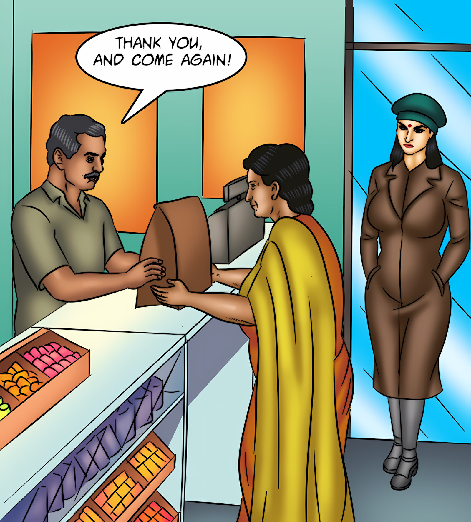 Savita Bhabhi 121-130 [Kirtu], Savita Bhabhi 124 - Orgasm-shopping, page 38 of 142