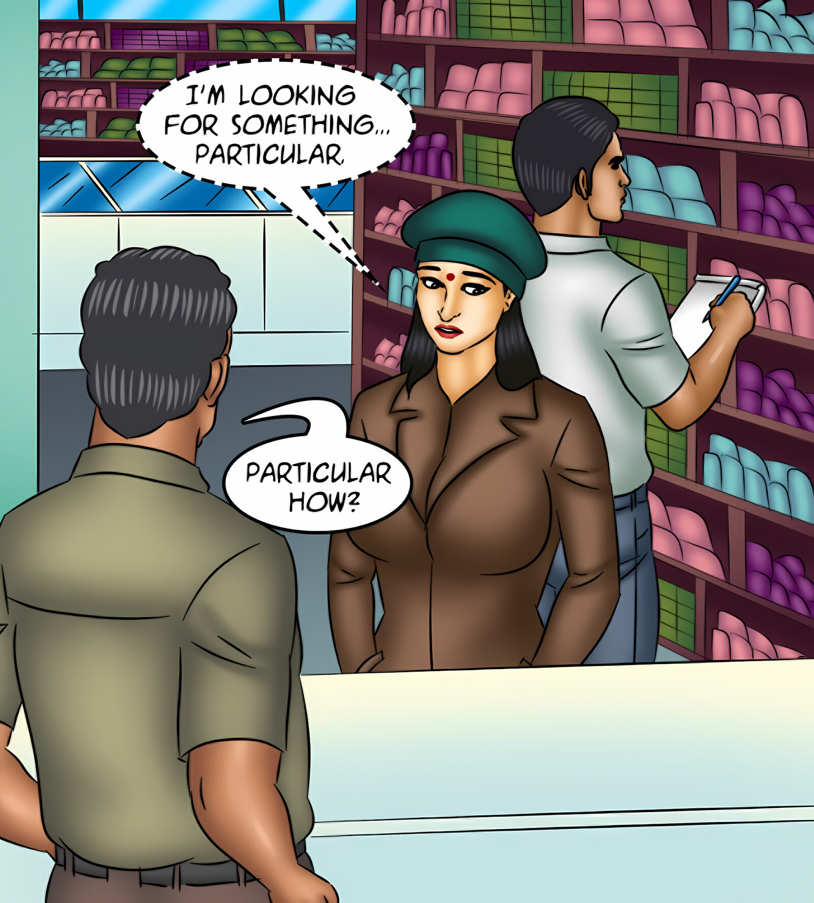 Savita Bhabhi 121-130 [Kirtu], Savita Bhabhi 124 - Orgasm-shopping, page 40 of 142