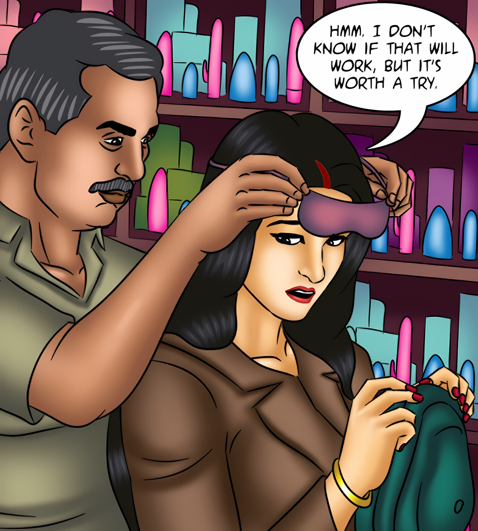 Savita Bhabhi 121-130 [Kirtu], Savita Bhabhi 124 - Orgasm-shopping, page 54 of 142