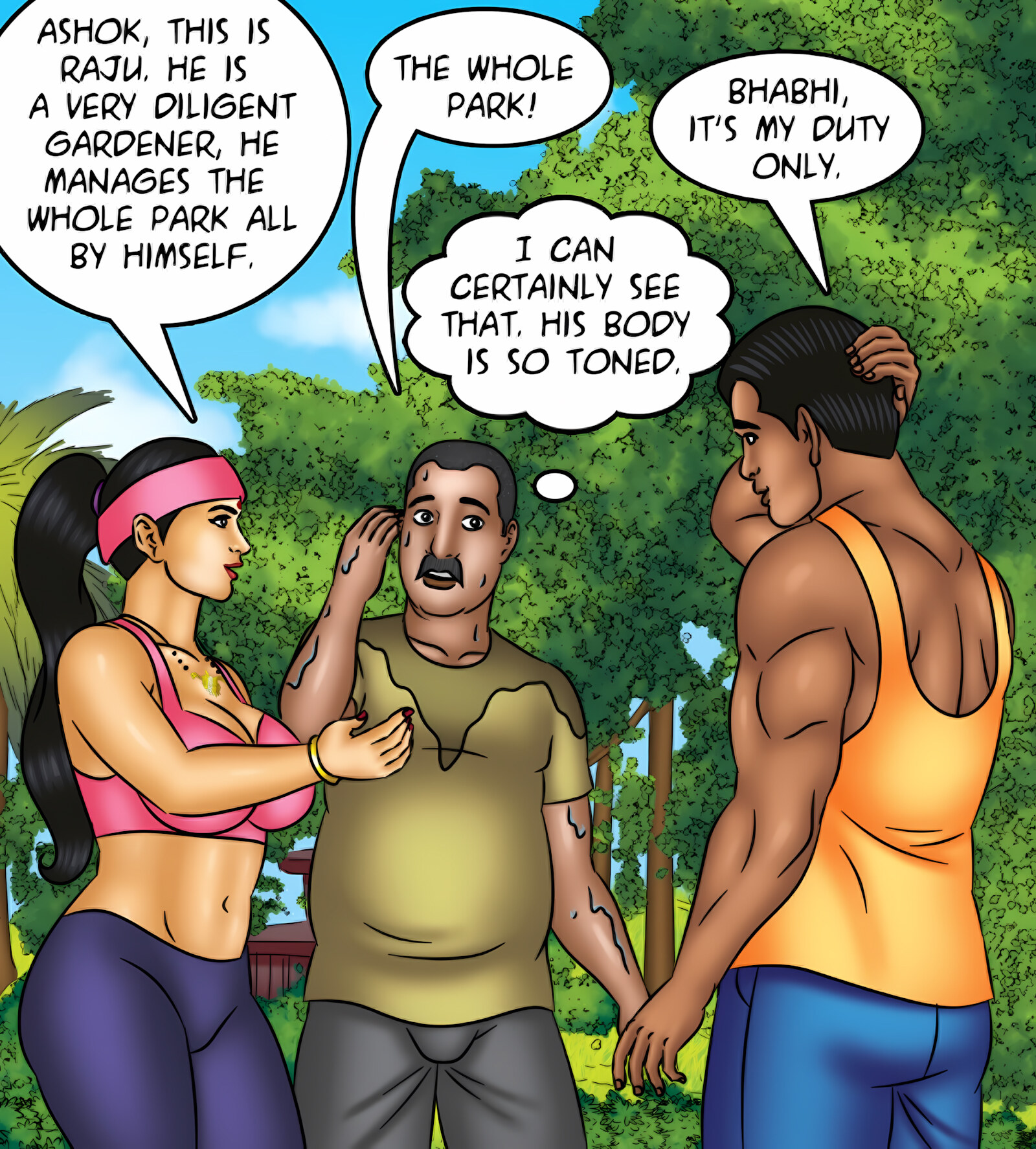 Savita Bhabhi 121-130 [Kirtu], Savita Bhabhi 123 - Yogasutra, page 29 of 143