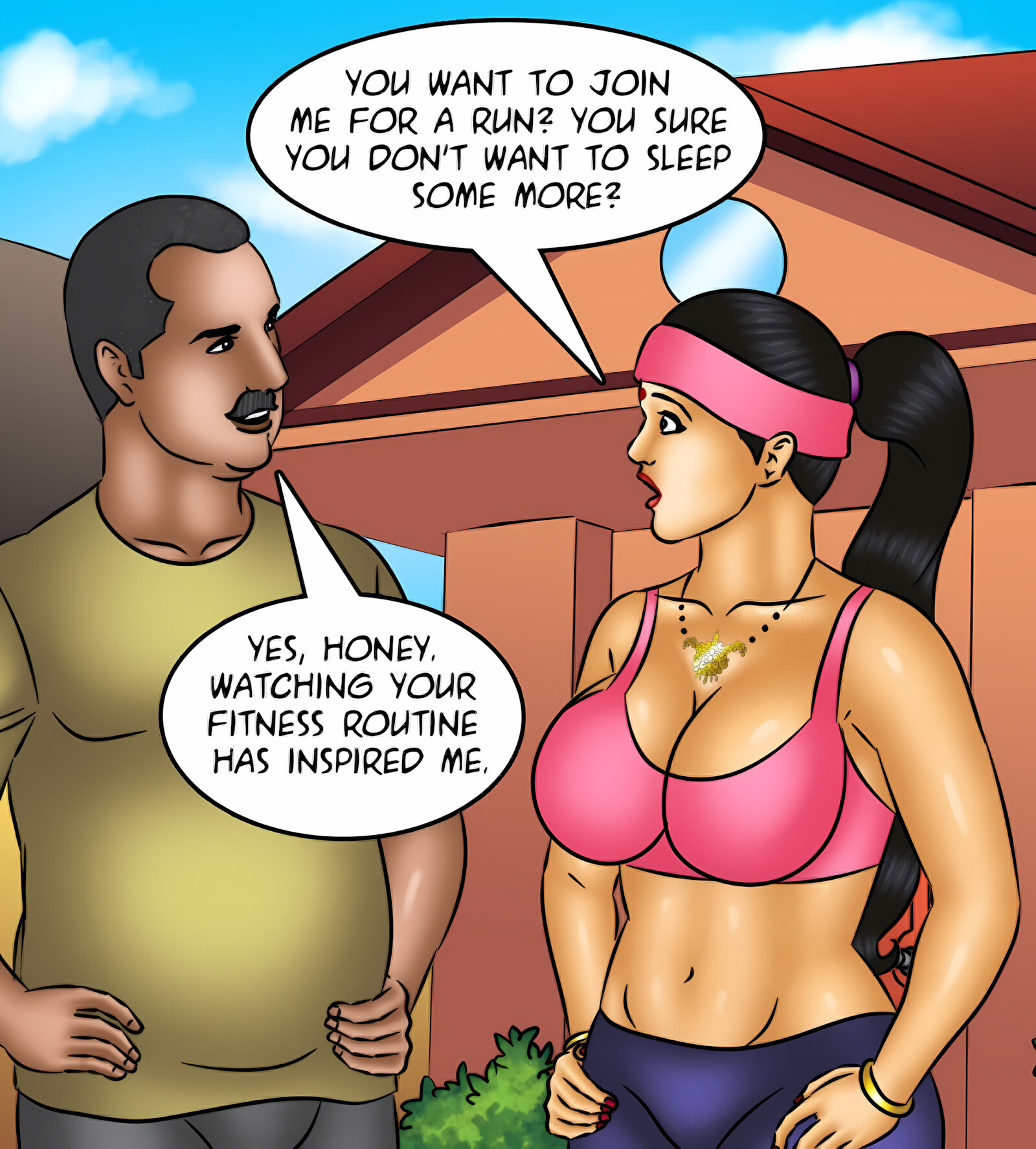 Savita Bhabhi 121-130 [Kirtu], Savita Bhabhi 123 - Yogasutra, page 4 of 143