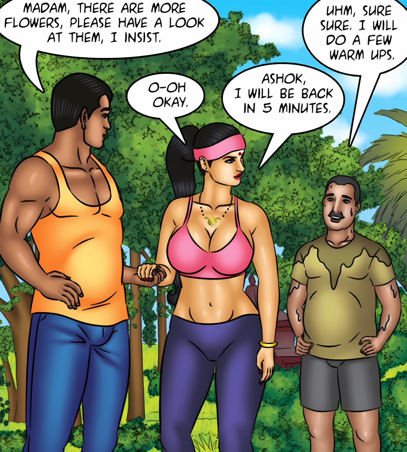Savita Bhabhi 121-130 [Kirtu], Savita Bhabhi 123 - Yogasutra, page 32 of 143