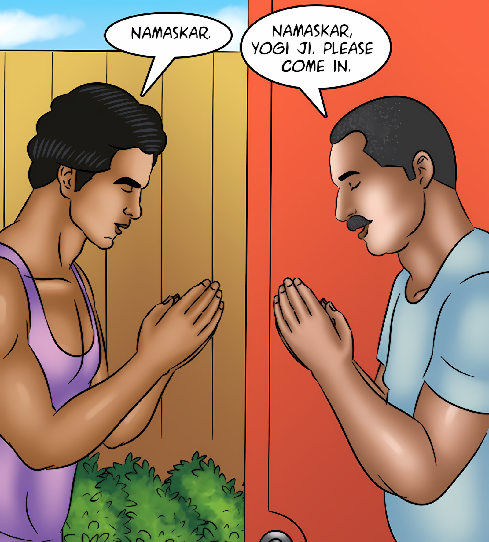 Savita Bhabhi 121-130 [Kirtu], Savita Bhabhi 123 - Yogasutra, page 46 of 143