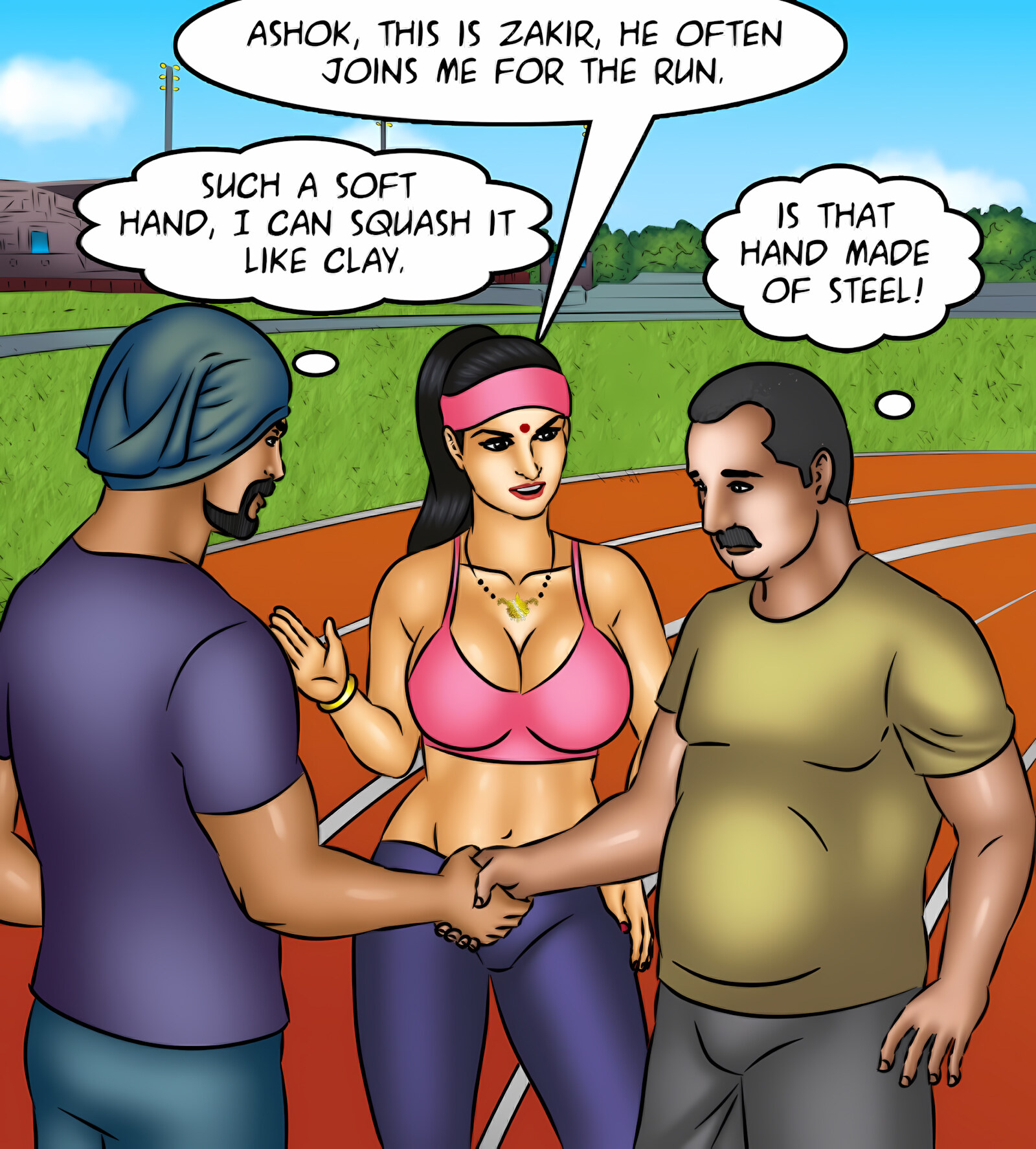 Savita Bhabhi 121-130 [Kirtu], Savita Bhabhi 123 - Yogasutra, page 9 of 143