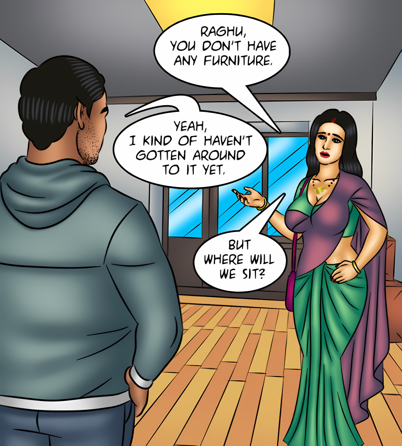 Savita Bhabhi 121-130 [Kirtu], Savita Bhabhi 122 - Time Machine, page 63 of 143