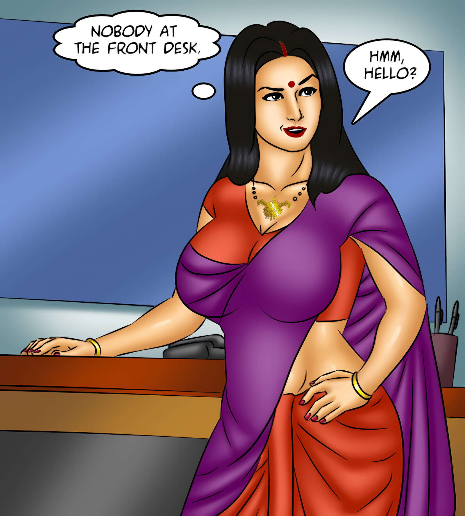 Savita Bhabhi 121-130 [Kirtu], Savita Bhabhi 121 - The Queen of Desires, page 47 of 146