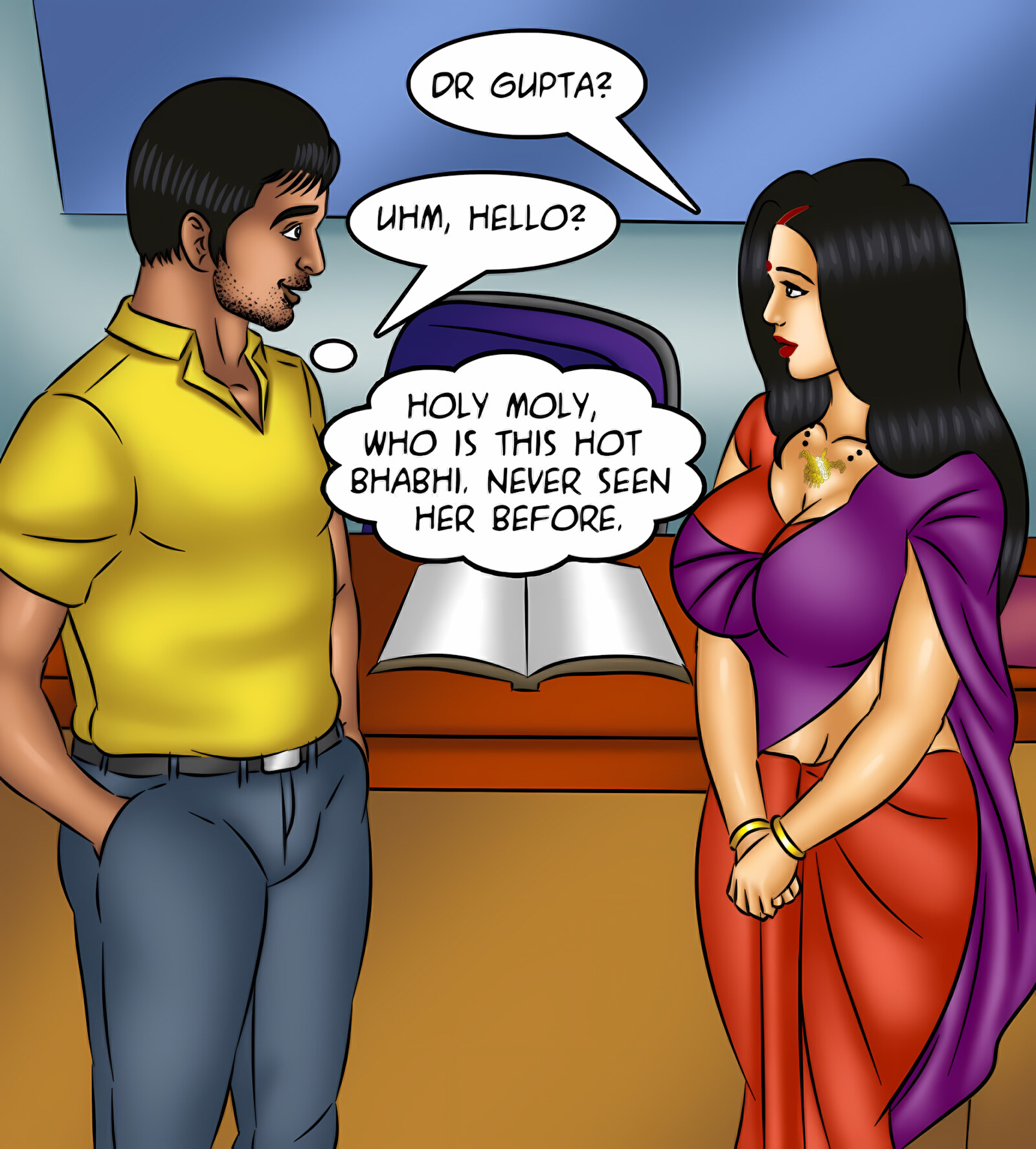 Savita Bhabhi 121-130 [Kirtu], Savita Bhabhi 121 - The Queen of Desires, page 49 of 146