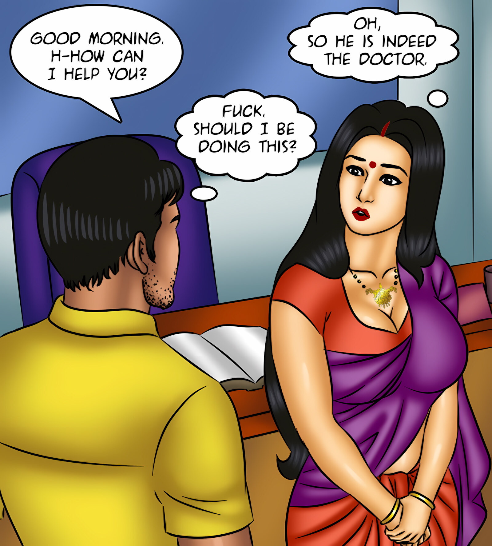 Savita Bhabhi 121-130 [Kirtu], Savita Bhabhi 121 - The Queen of Desires, page 51 of 146