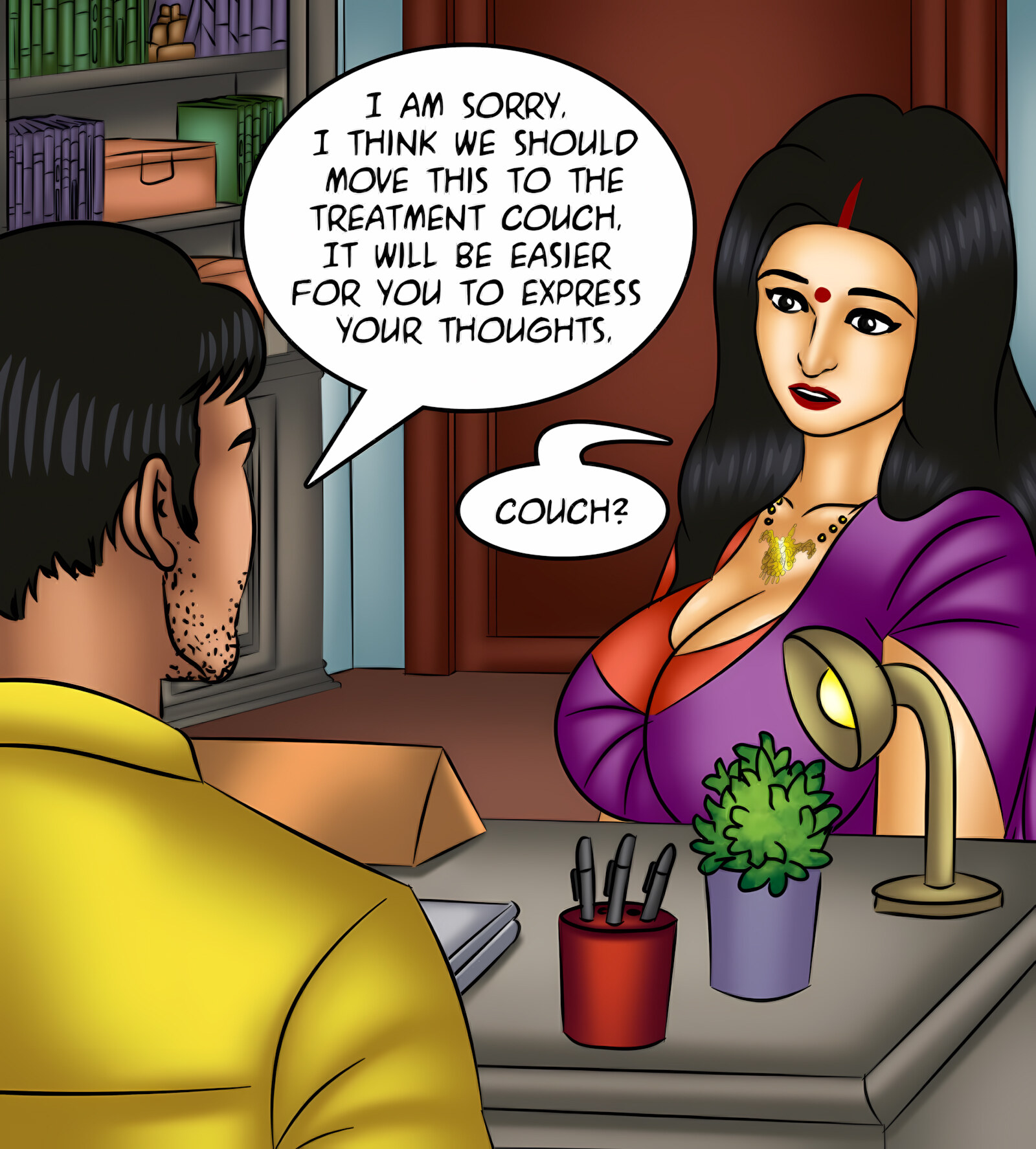 Savita Bhabhi 121-130 [Kirtu], Savita Bhabhi 121 - The Queen of Desires, page 61 of 146