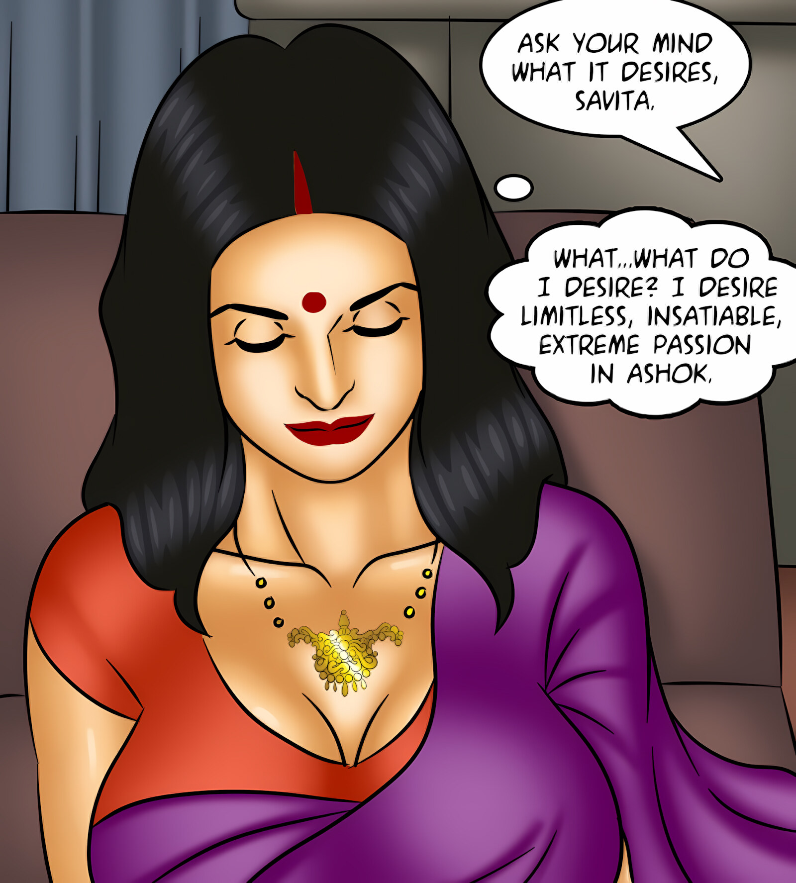 Savita Bhabhi 121-130 [Kirtu], Savita Bhabhi 121 - The Queen of Desires, page 83 of 146