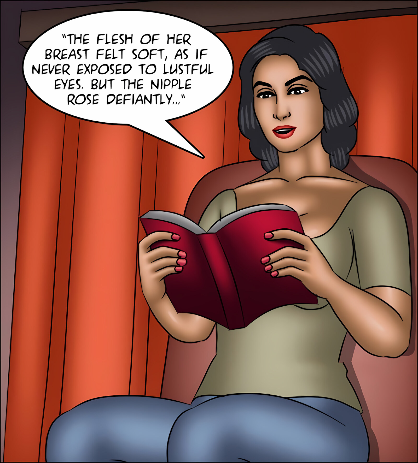 Savita Bhabhi 131-140 [Kirtu], Savita Bhabhi 140 - Sticky Pages, page 49 of 144