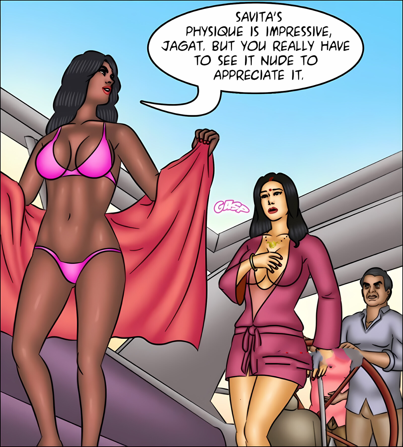 Savita Bhabhi 131-140 [Kirtu], Savita Bhabhi 139 - The Perfect Storm, page 55 of 142