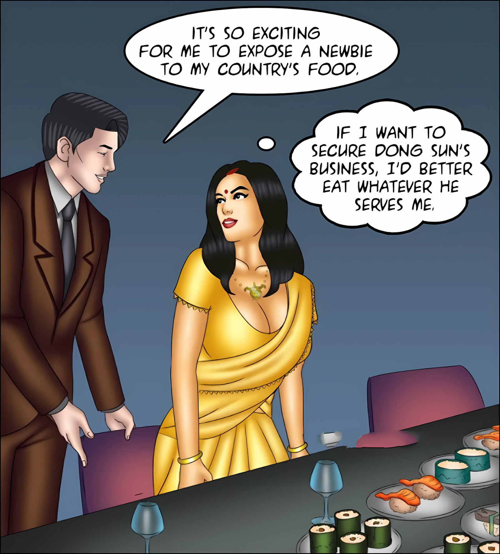 Savita Bhabhi 131-140 [Kirtu], Savita Bhabhi 138 - Aphrodisiac Snack, page 41 of 142