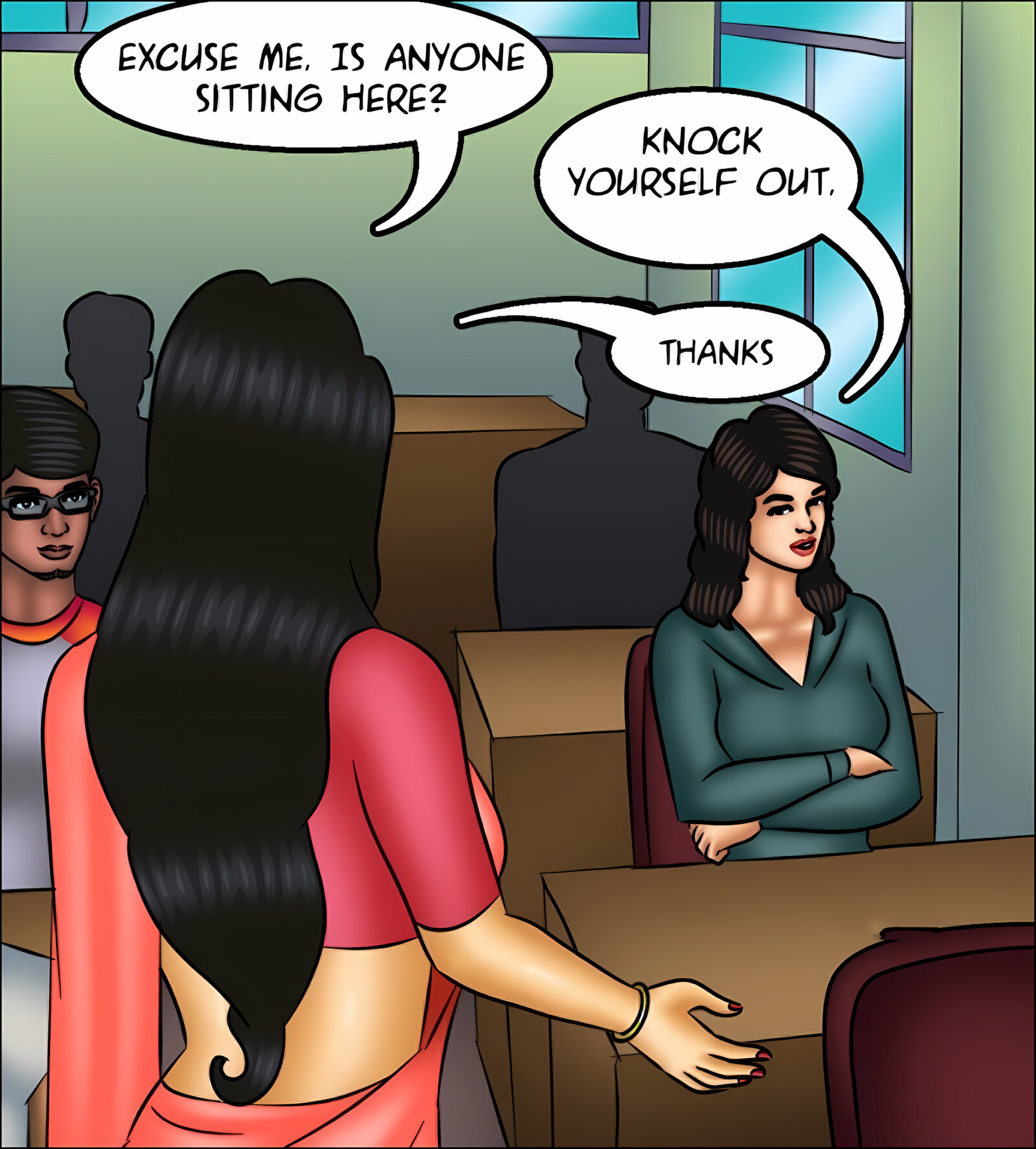 Savita Bhabhi 131-140 [Kirtu], Savita Bhabhi 137 - Back to College, page 39 of 142