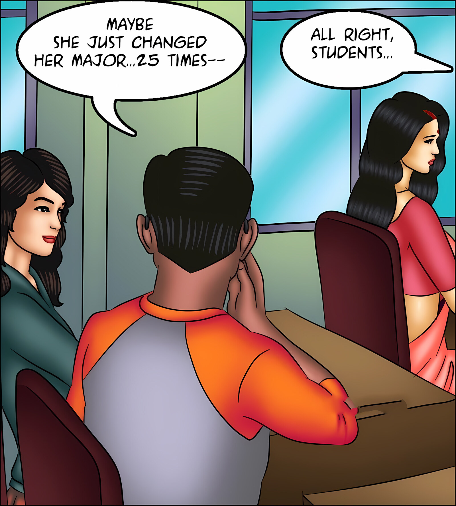 Savita Bhabhi 131-140 [Kirtu], Savita Bhabhi 137 - Back to College, page 41 of 142